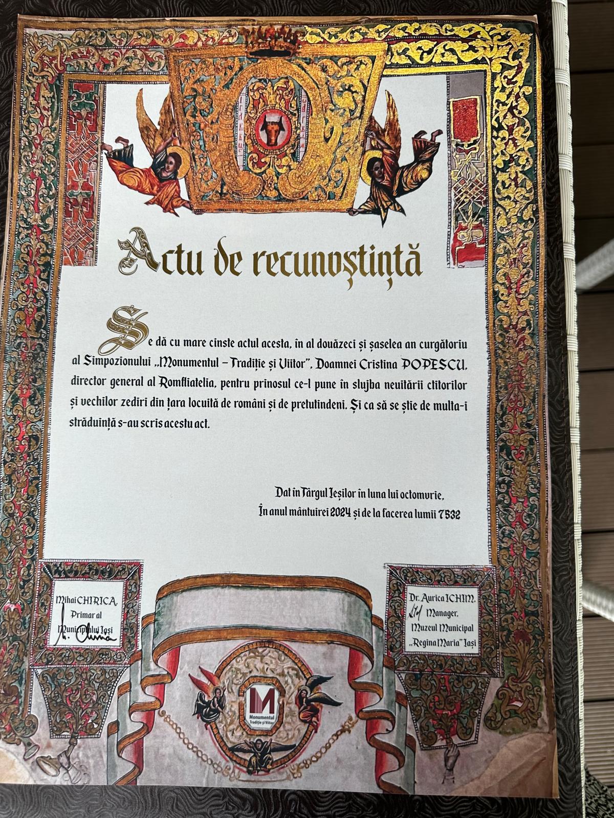 Romfilatelia invitată la Simpozionul Internațional